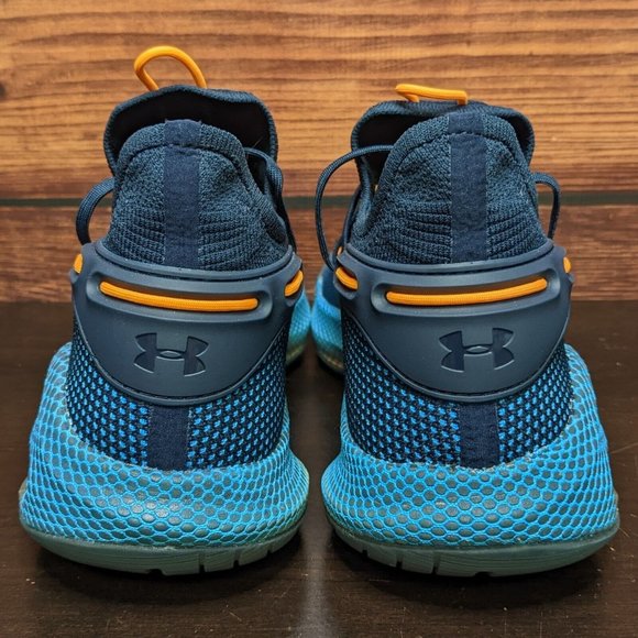 Under Armour UA Curry 6 Underrated Men\'s 11.5 Navy Orange Shoes 3020612-404 main image 8